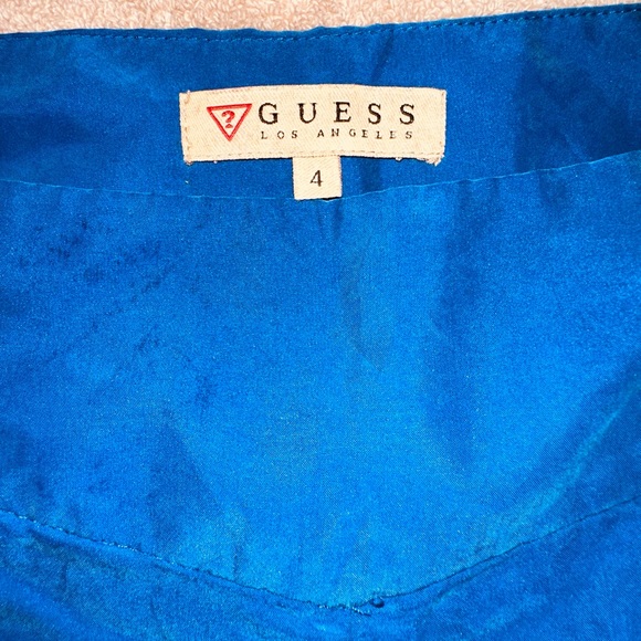 Blue Guess soft tieup ankle pants - Picture 3 of 3